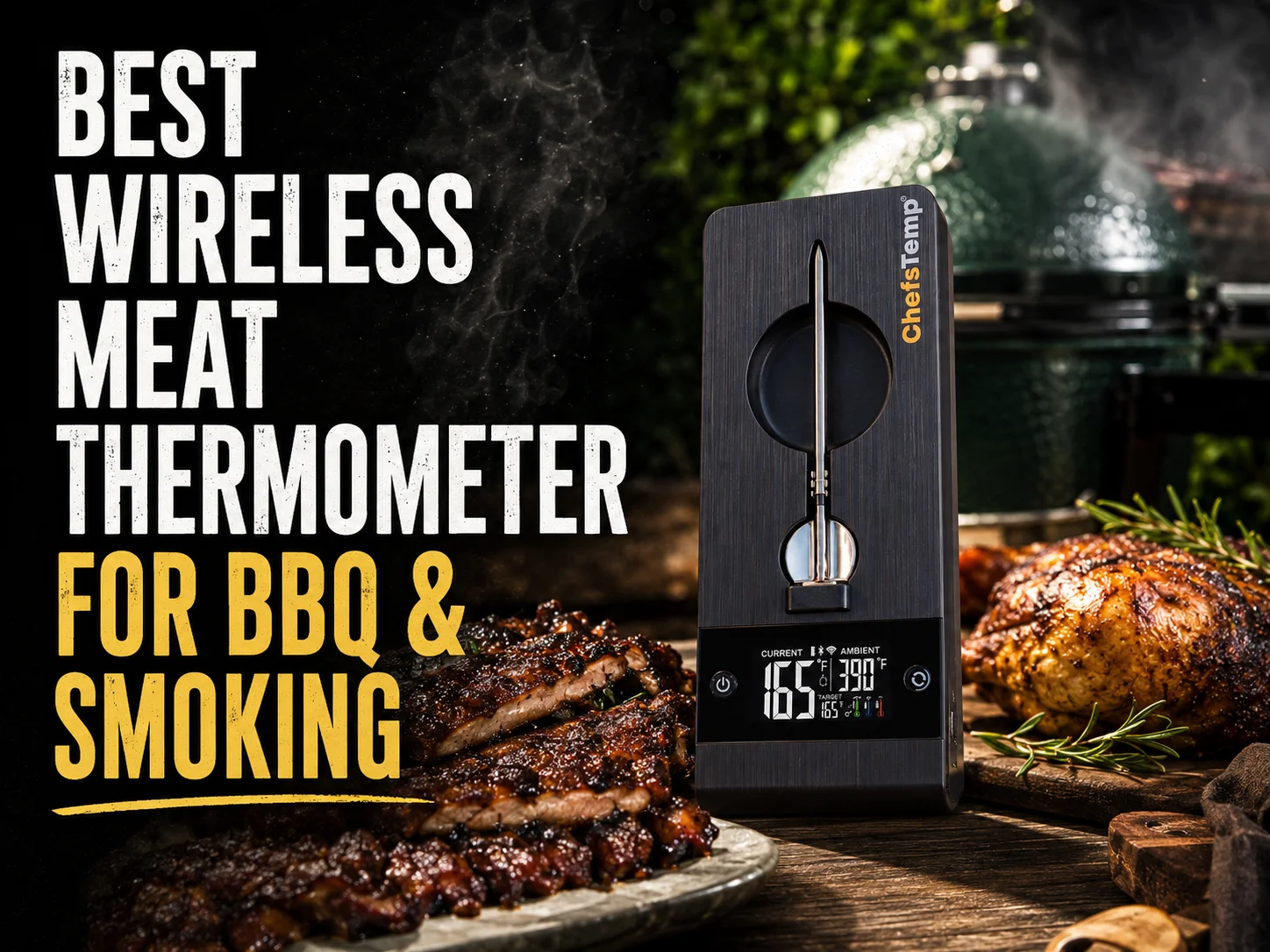 Best Wireless Meat Thermometer for BBQ & Smoking