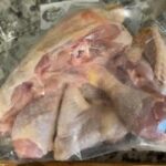 Vacuum-sealed raw chicken, ideal for sous vide cooking and food safety.
